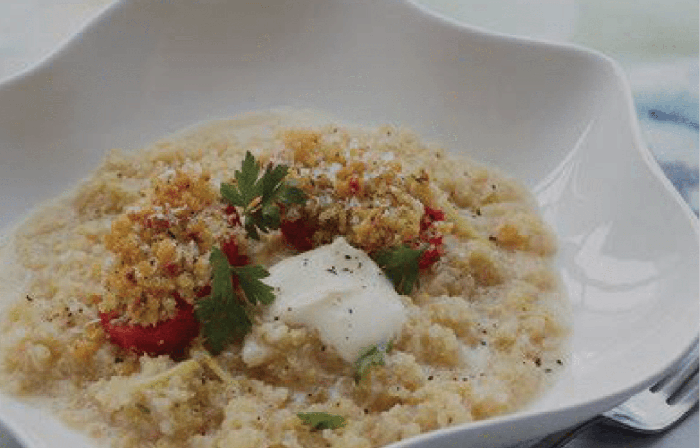 risotto de quinoa